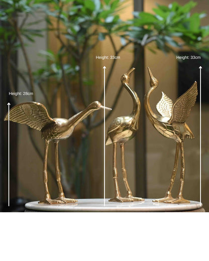 Evelyn Flamingo Set of 3 Decorative Accent