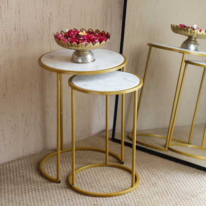 Kyoto Round Nesting Table Set of 2