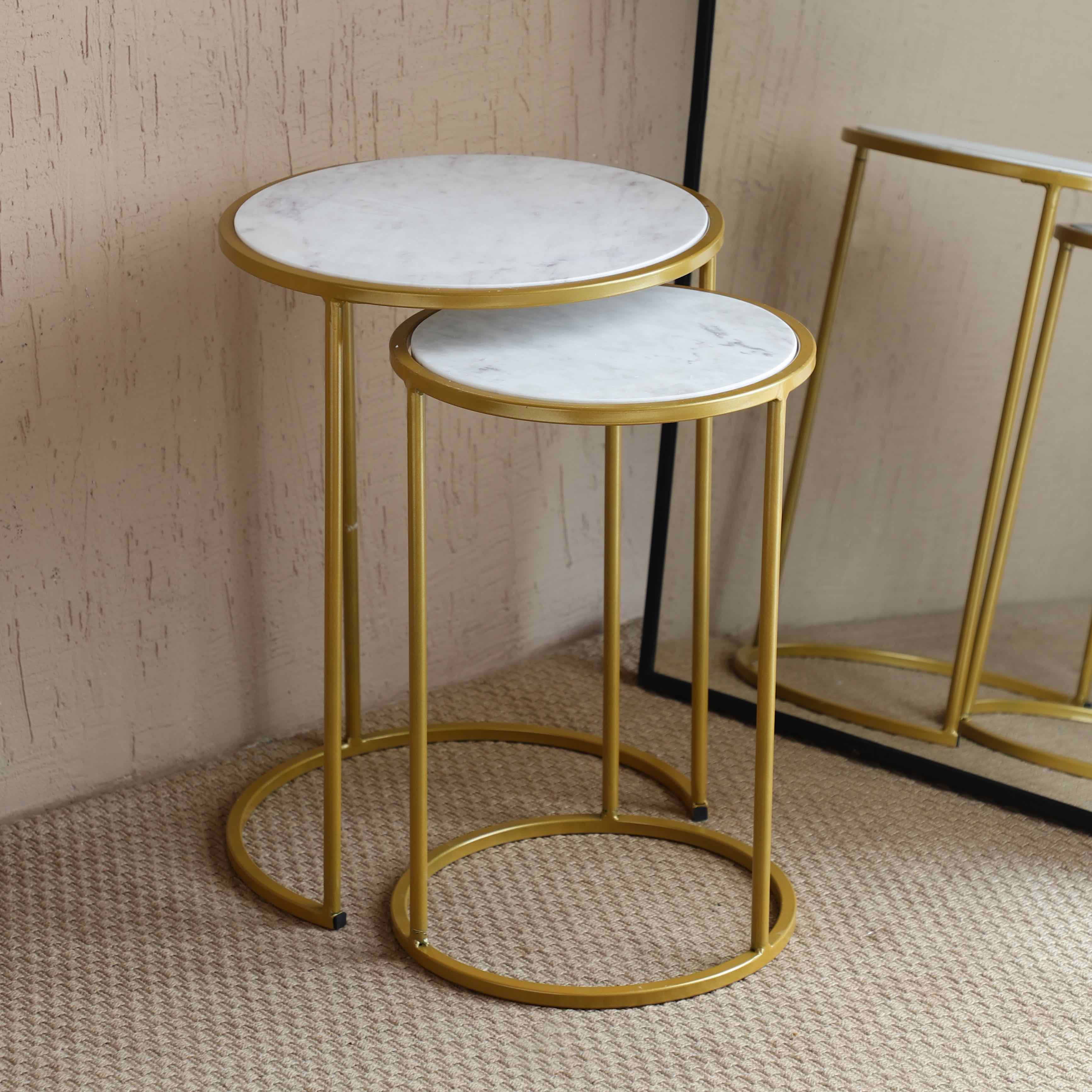 Kyoto Round Nesting Table Set of 2