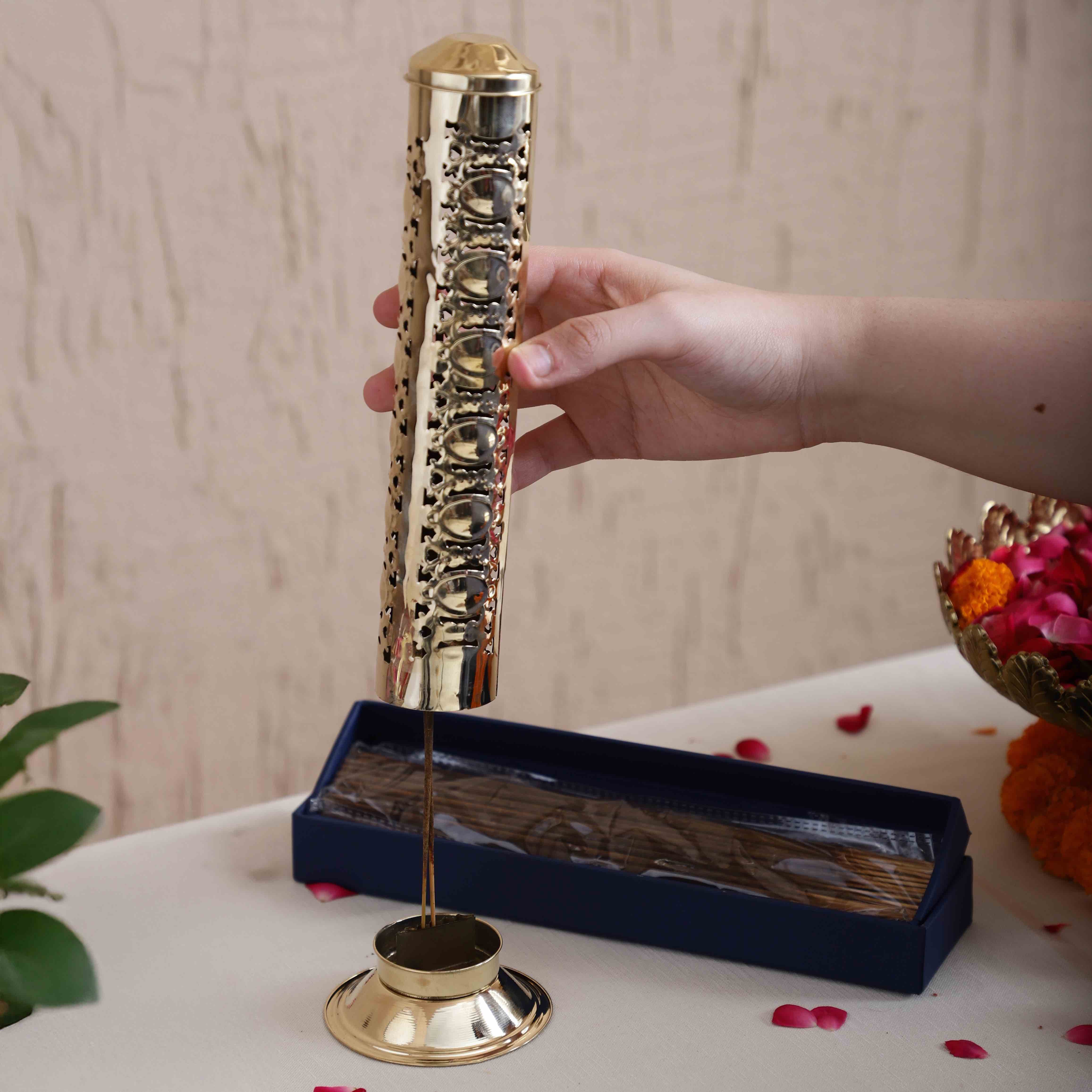 Niva Incense Holder & Sticks Gift Set