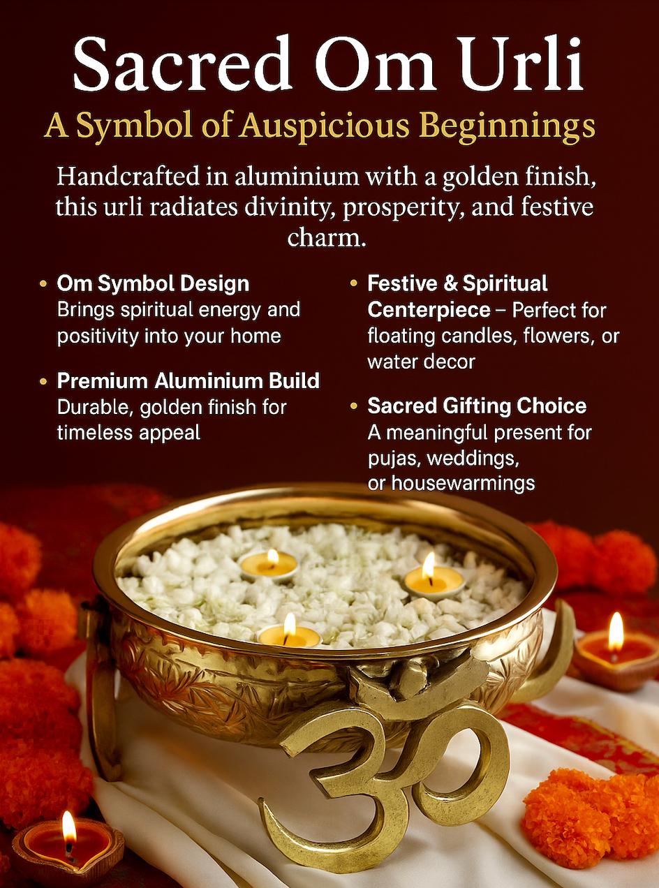 Handcrafted Auspicious Om Urli