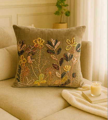 Earthsong Botanical Cushion w/Filler