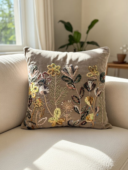 Earthsong Botanical Cushion w/Filler
