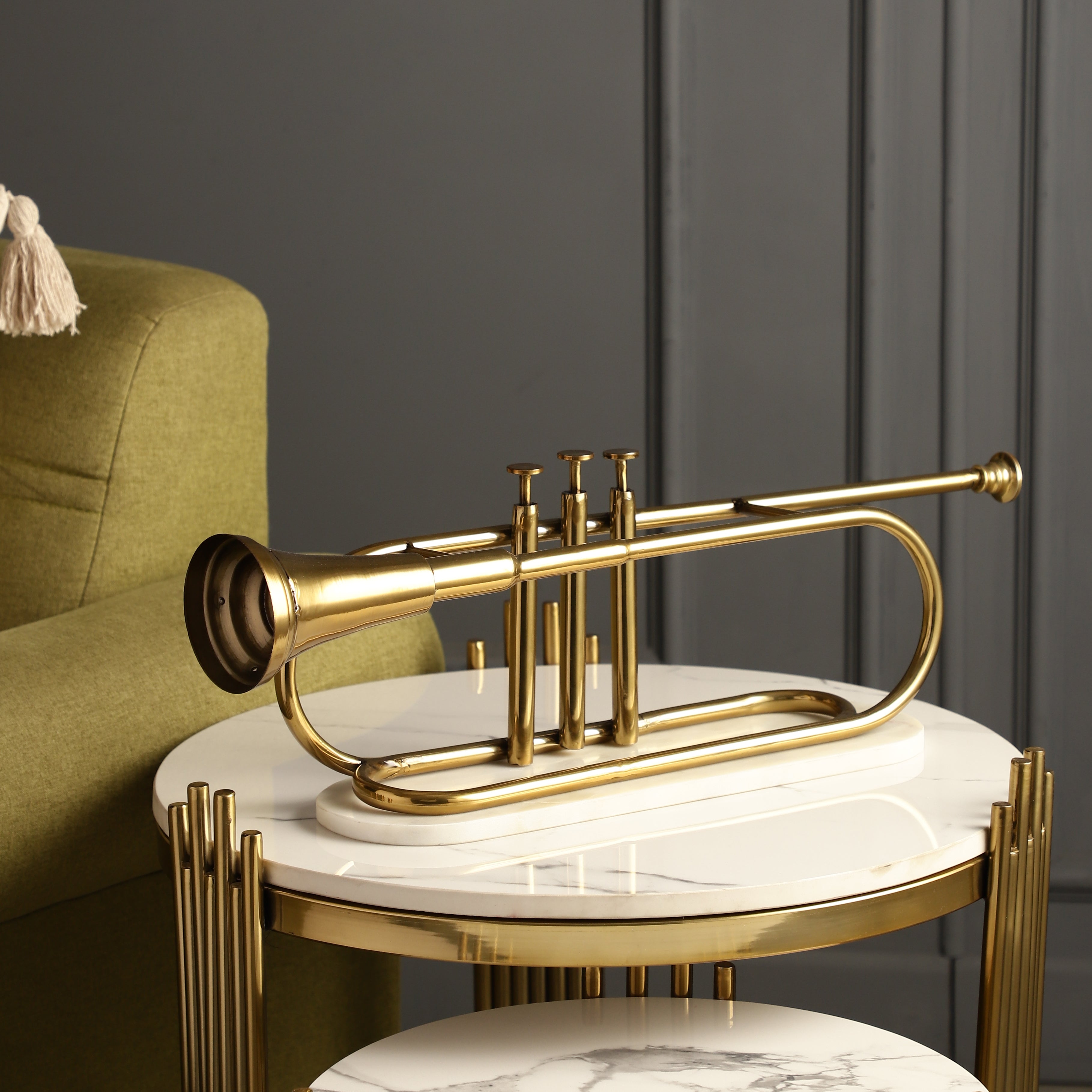 Ellina Oversized Trumpet Decorative Accent