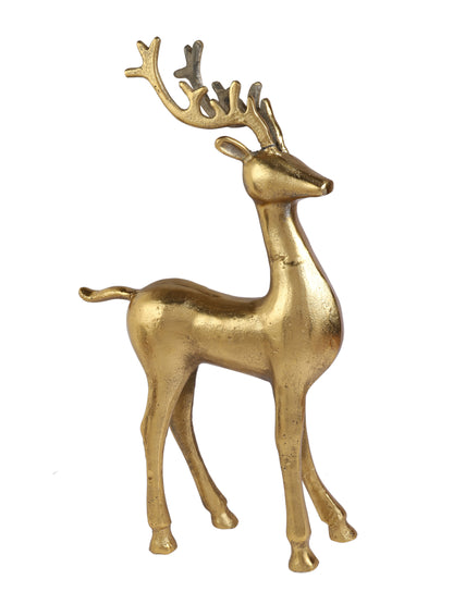 Rosso Gold Stag Sculpture